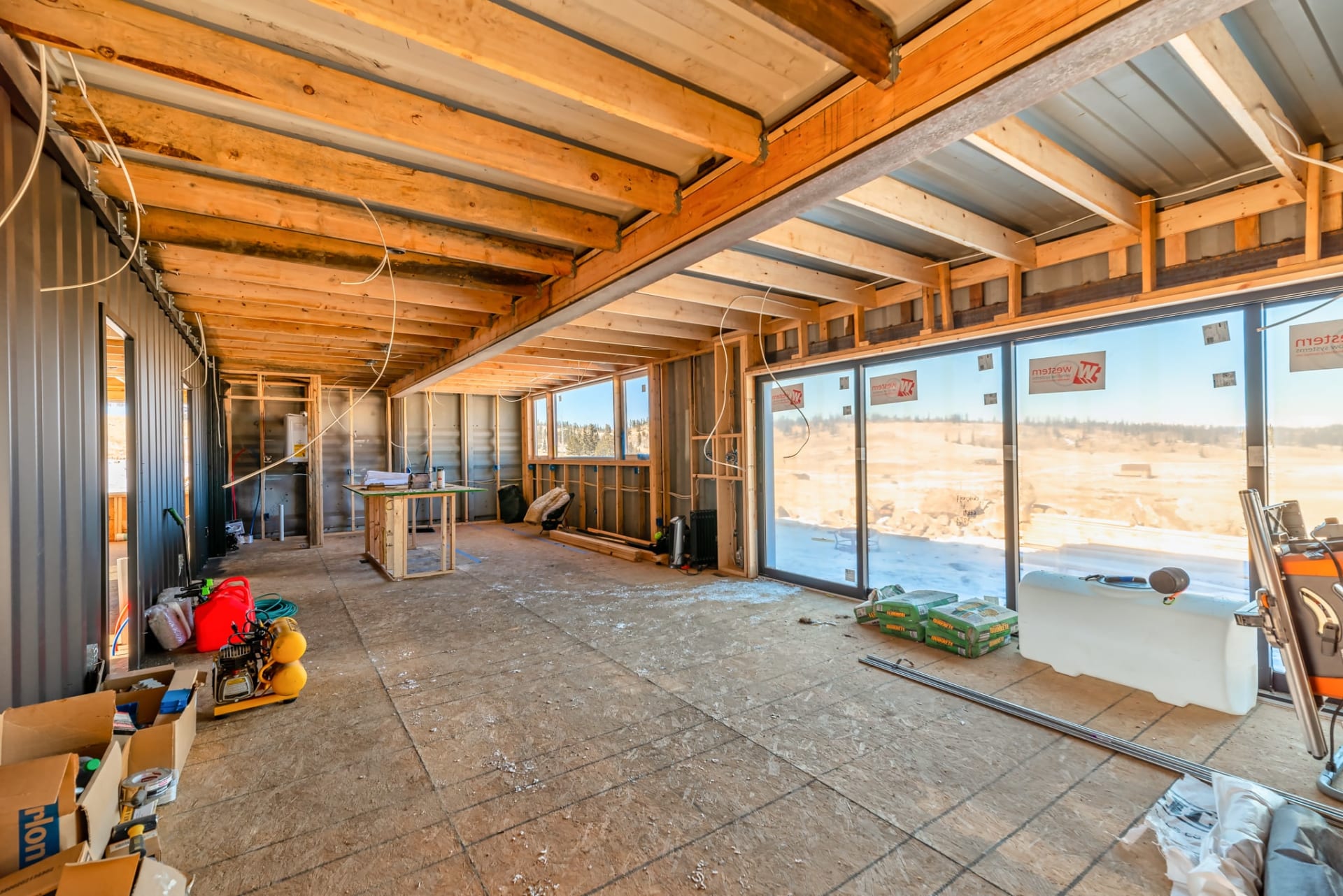 Framing A Shipping Container: The Nook