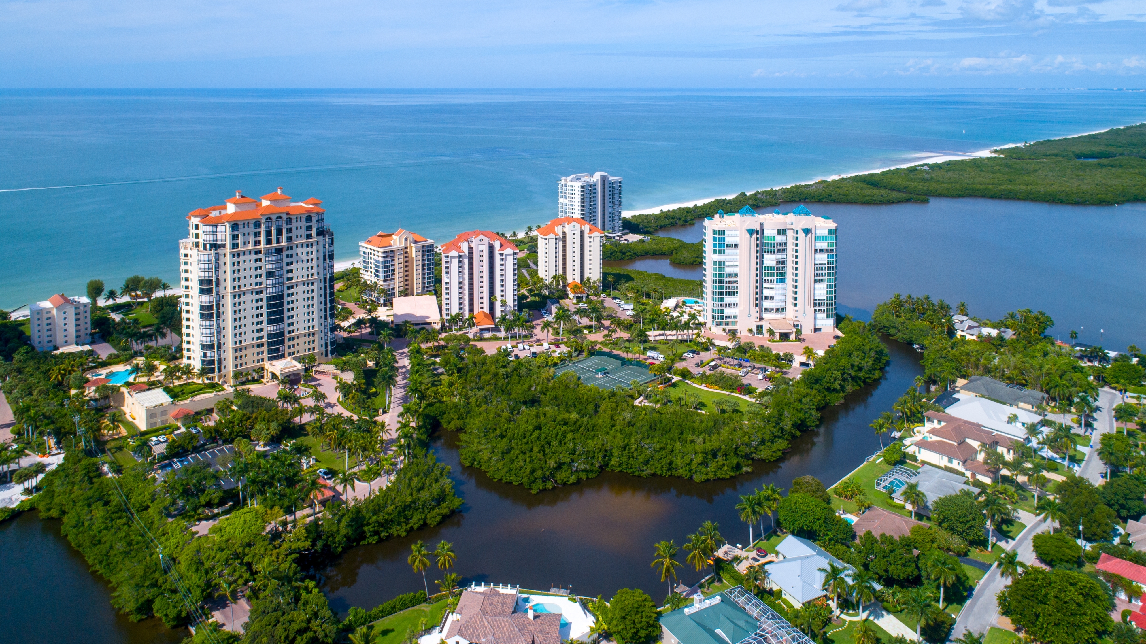 Naples Bay and Gulf access from Royal Harbor Naples