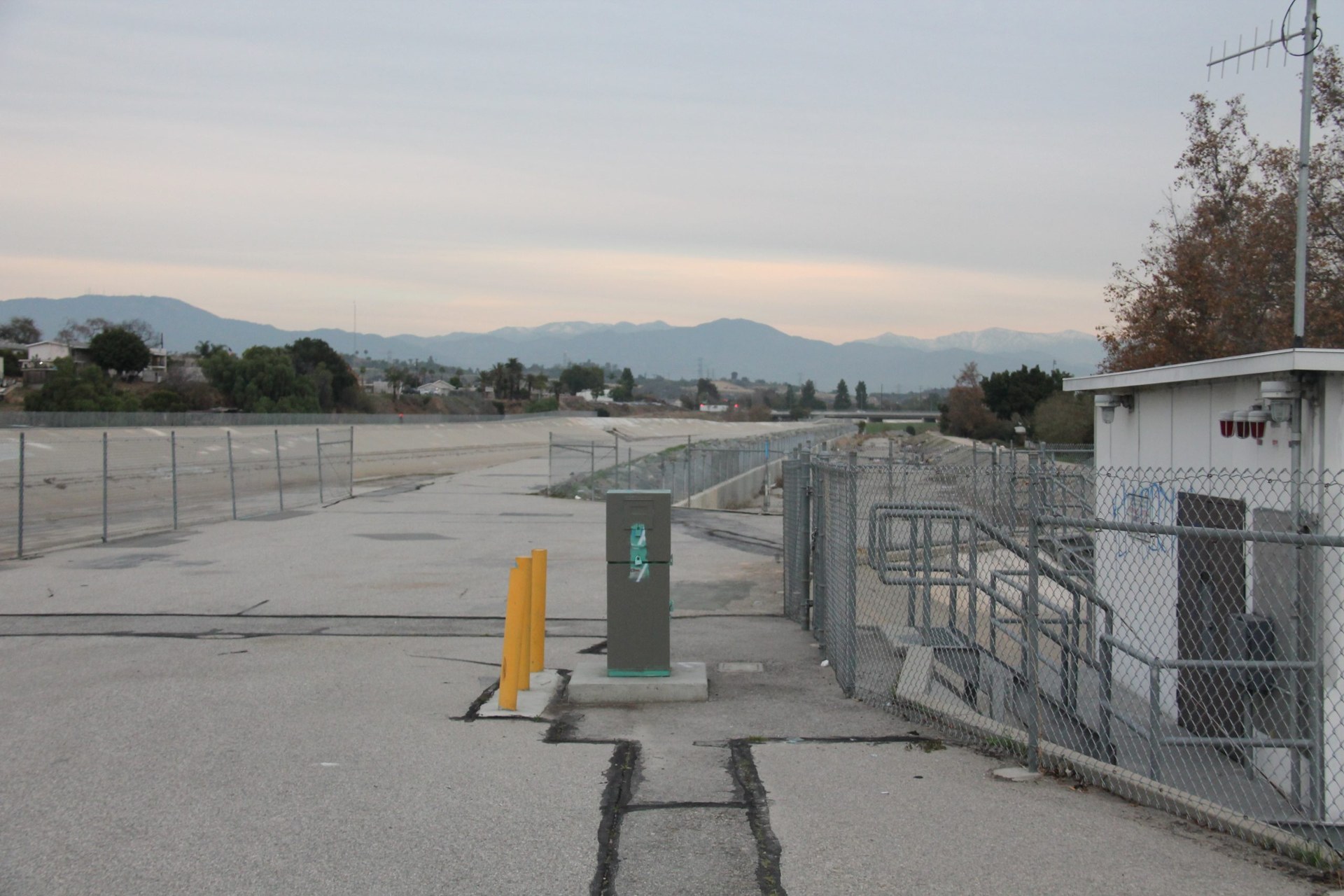 Rio Hondo channel and bike-path access photographed during Pico Rivera planning outreach