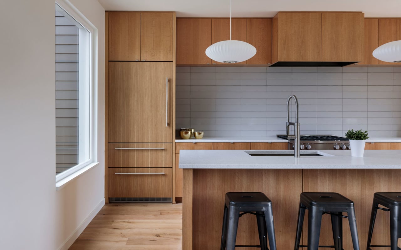 Brown-themed Kitchen