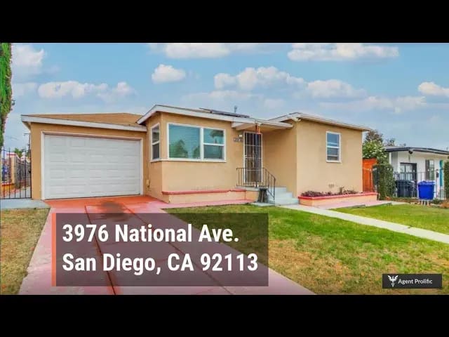 Just Listed By David Castillo - 3976 National Ave. San Diego, CA 92113