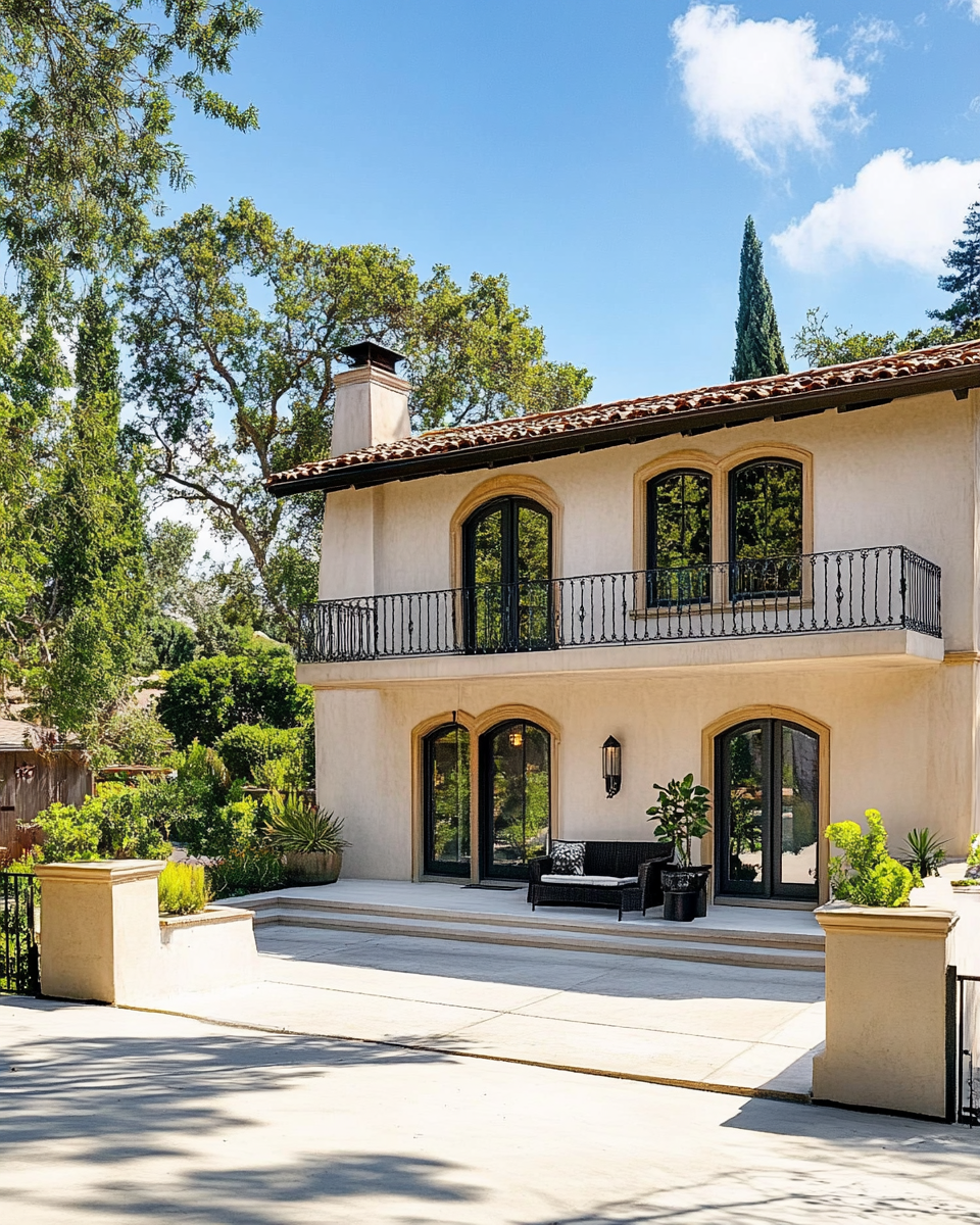 Mediterranean home exterior