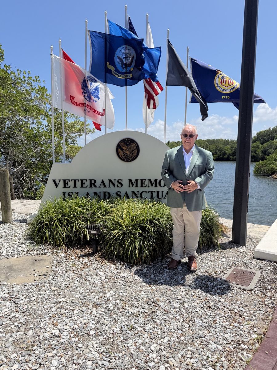 Ben Bryk at Veterans Memorial Island Sanctuary in Vero Beach