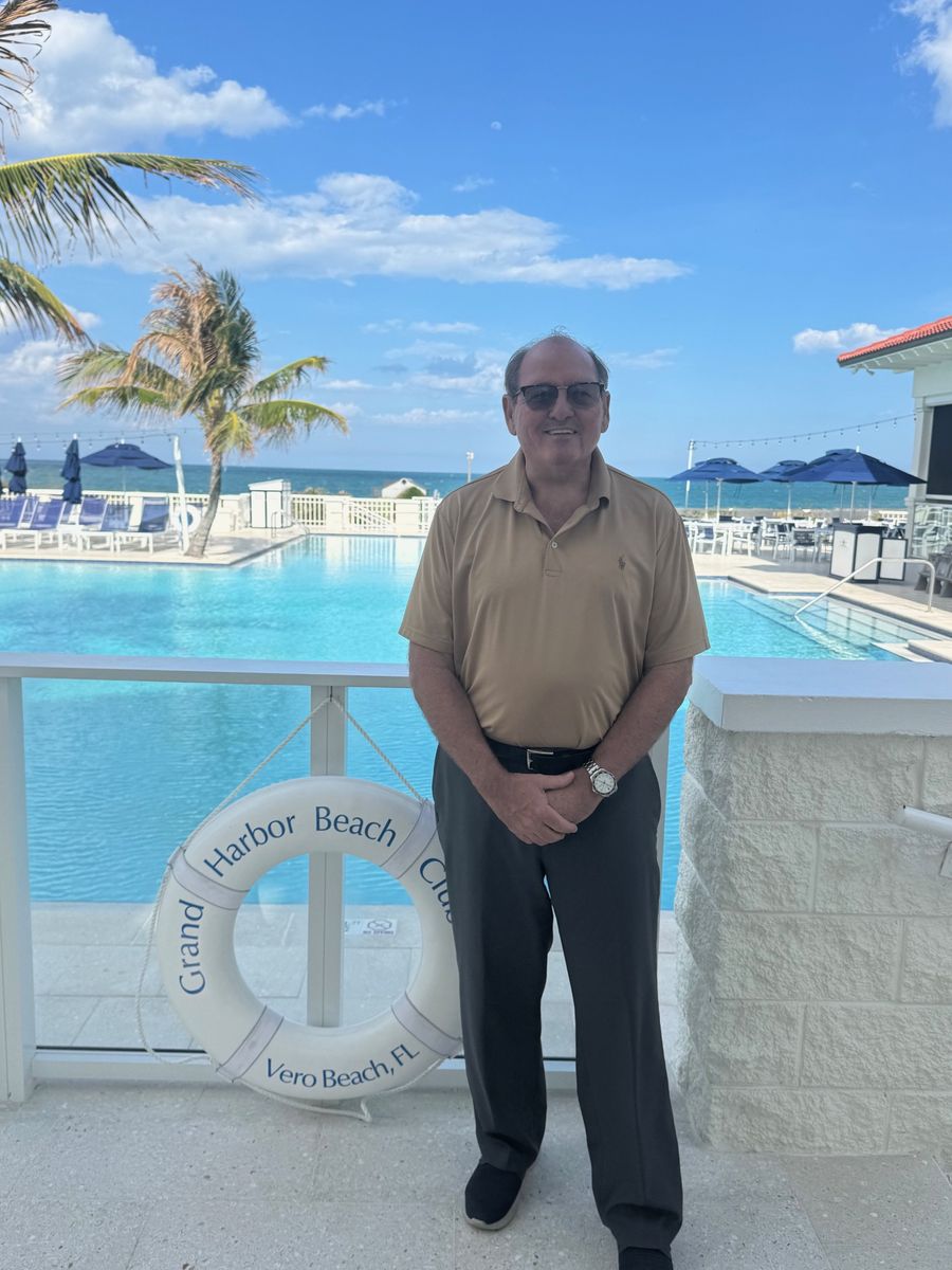 Ben Bryk at the Grand Harbor Beach Club in Vero Beach