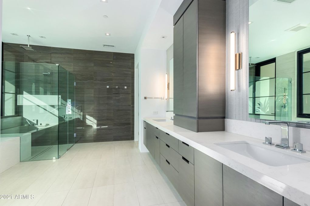 Bathroom of luxury modern home in Old Town Scottsdale