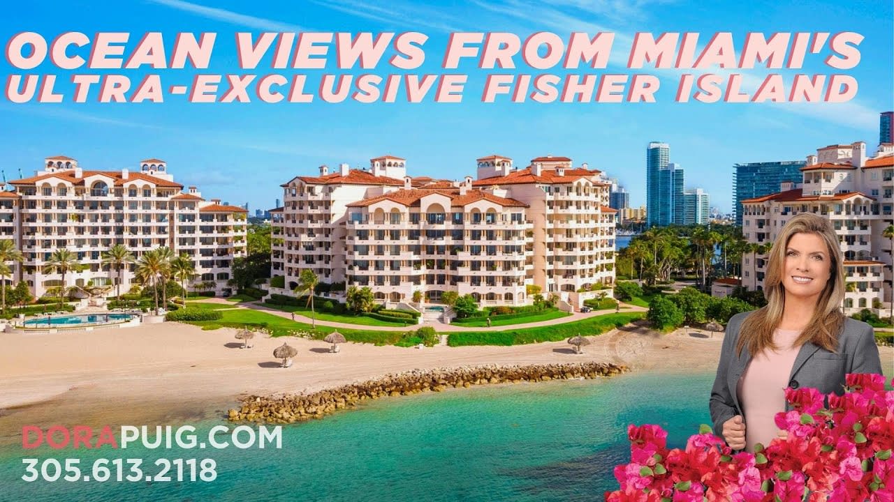 Ocean Views From Miami's Ultra-Exclusive Fisher Island