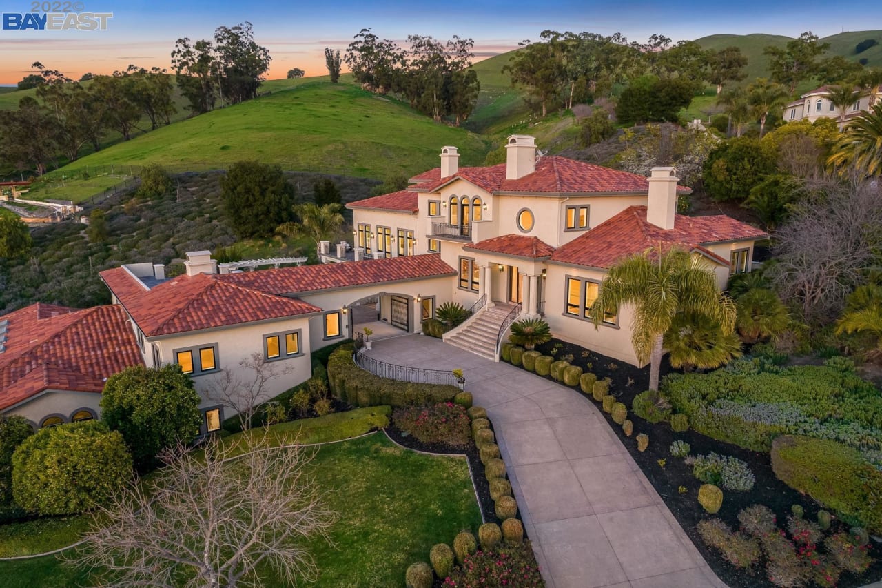 aerial view of large property