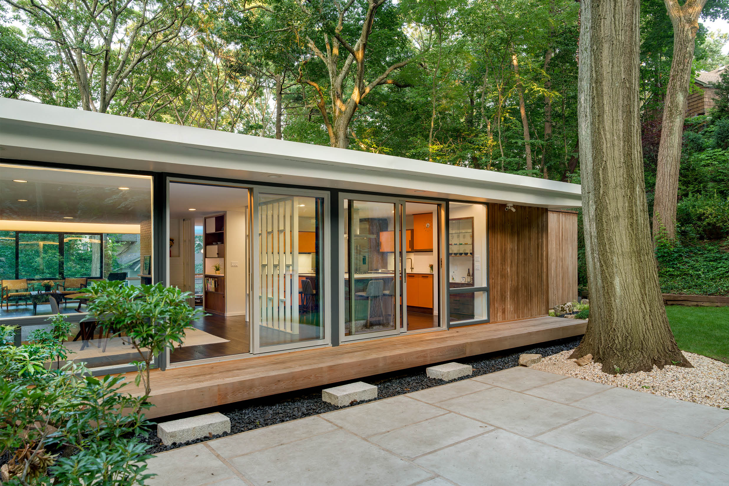 Landsberg House exterior, Port Washington, Long Island. Photo by Michael Biondo