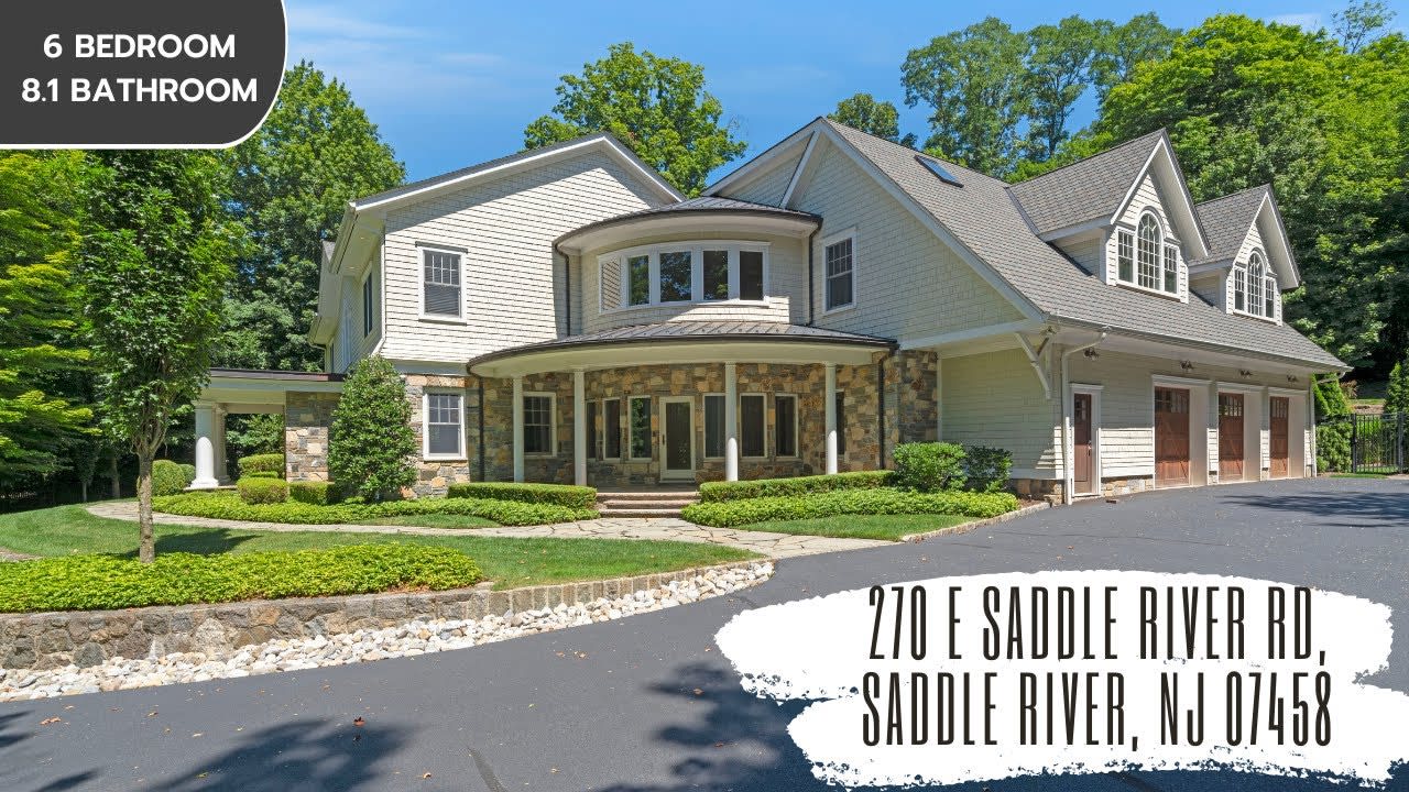New Jersey Luxury Home | 270 E Saddle River Rd, Saddle River, NJ