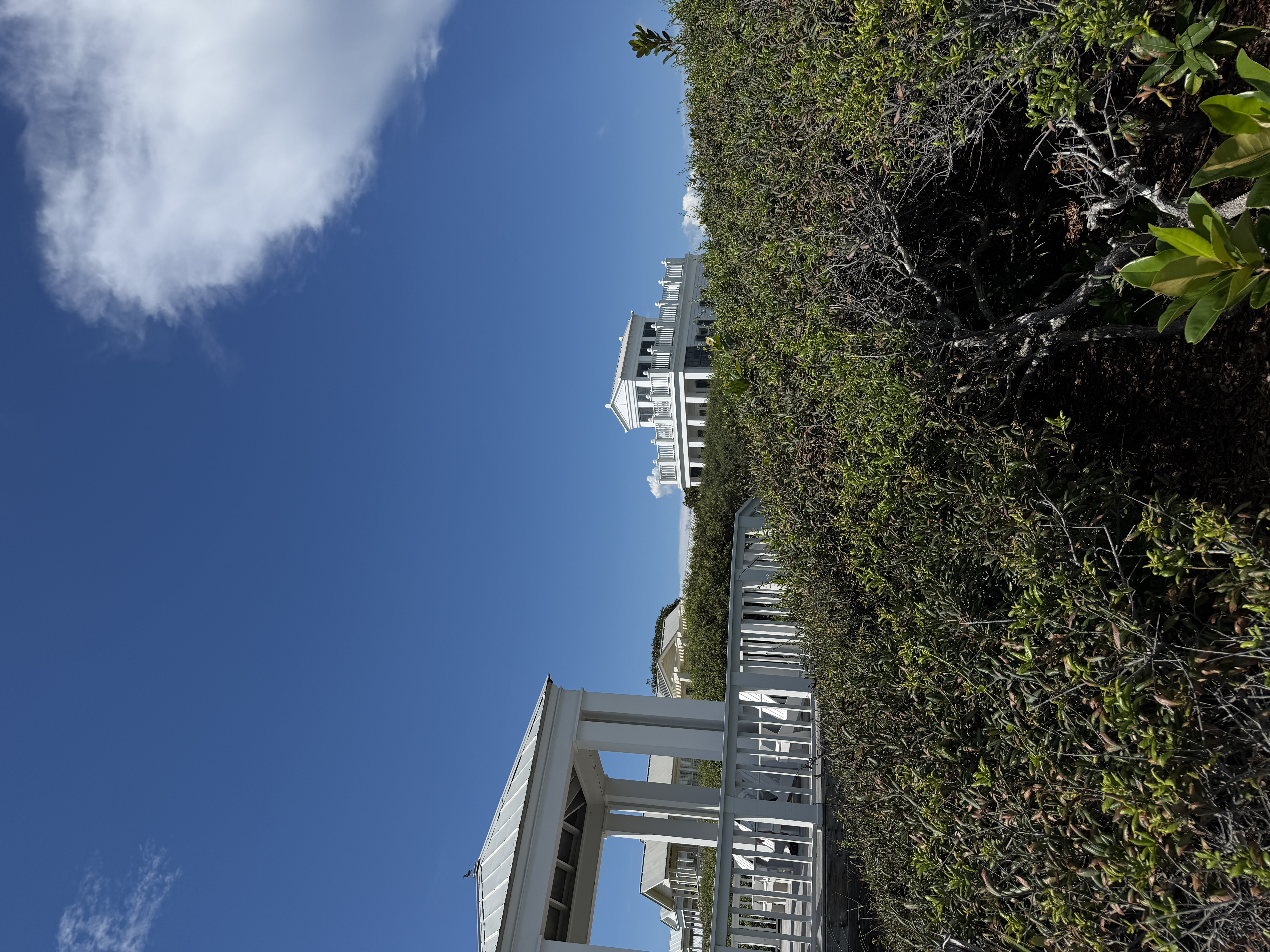 Coastal dunes and beach landscape in Seaside Florida along Scenic Highway 30A