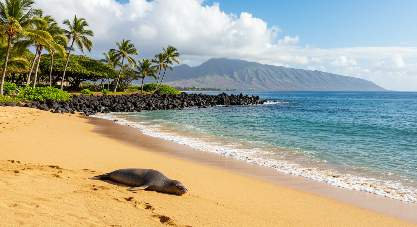 A reason why Front Street in Lahaina is a popular address. Sharkpit Beach.