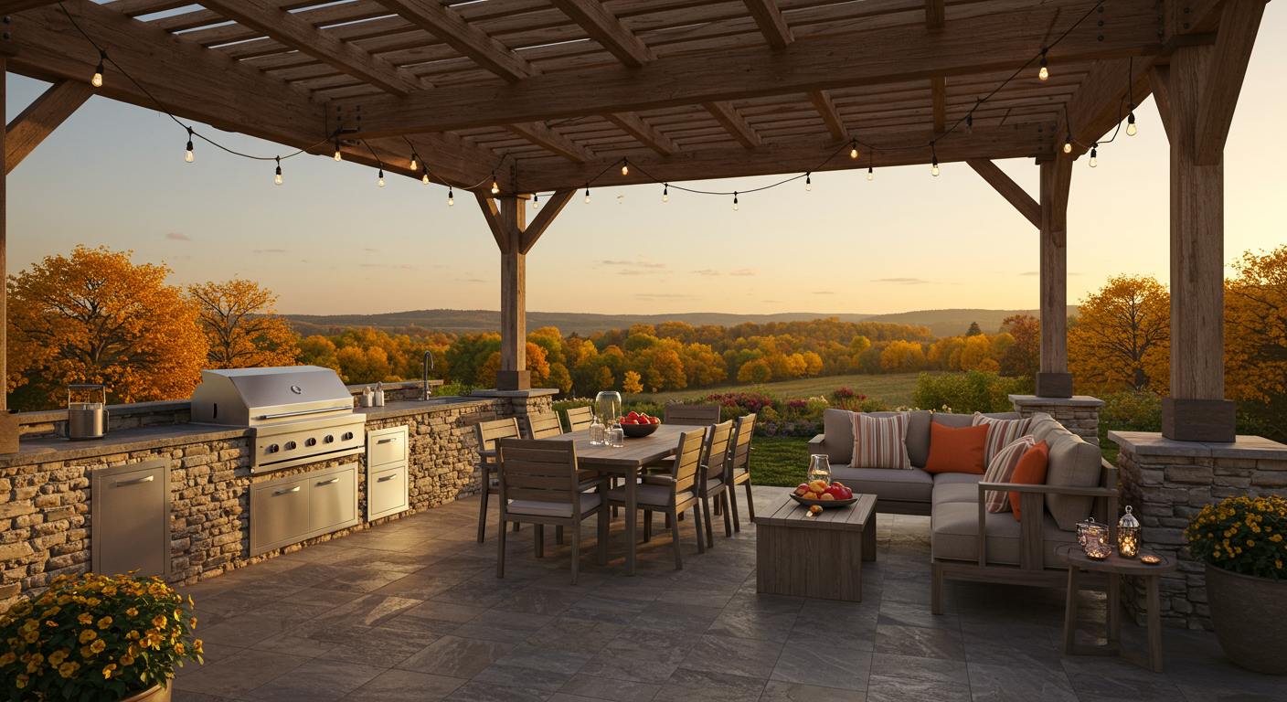 Year-round outdoor living spaces