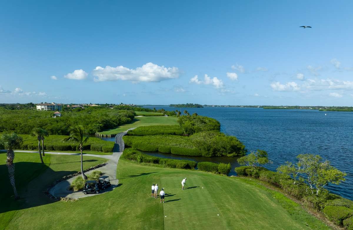 Waterfront golf course at Grand Harbor, Vero Beach