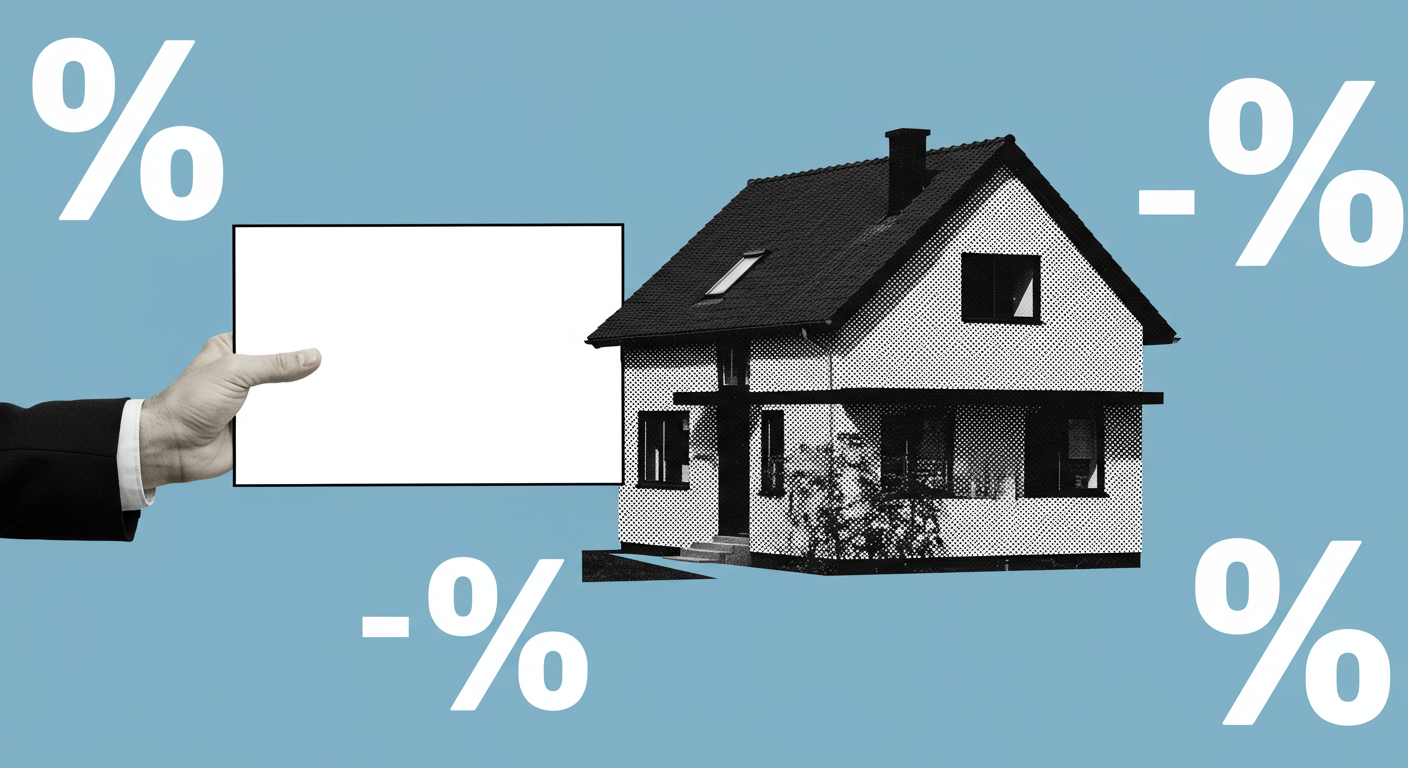 Realtor suggesting mortgage for buying apartment