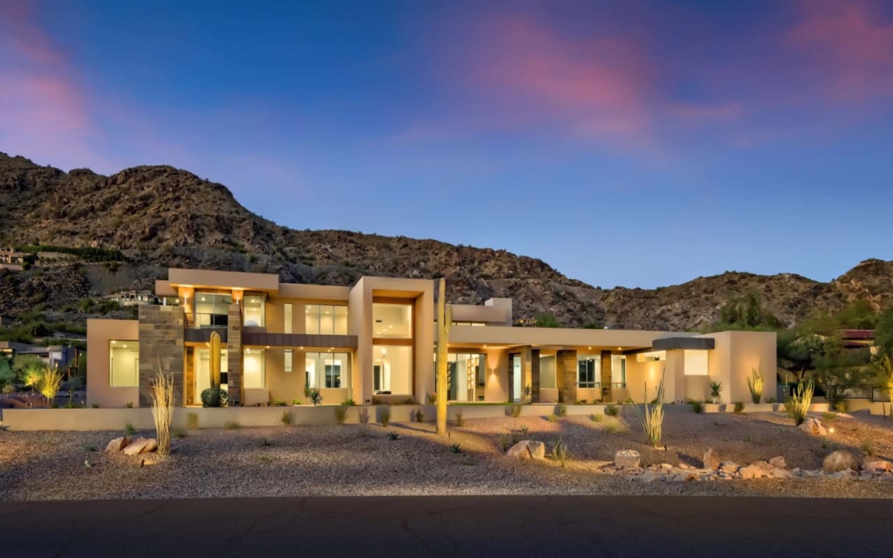 Ultra modern luxury home at the base of Camelback Mountain