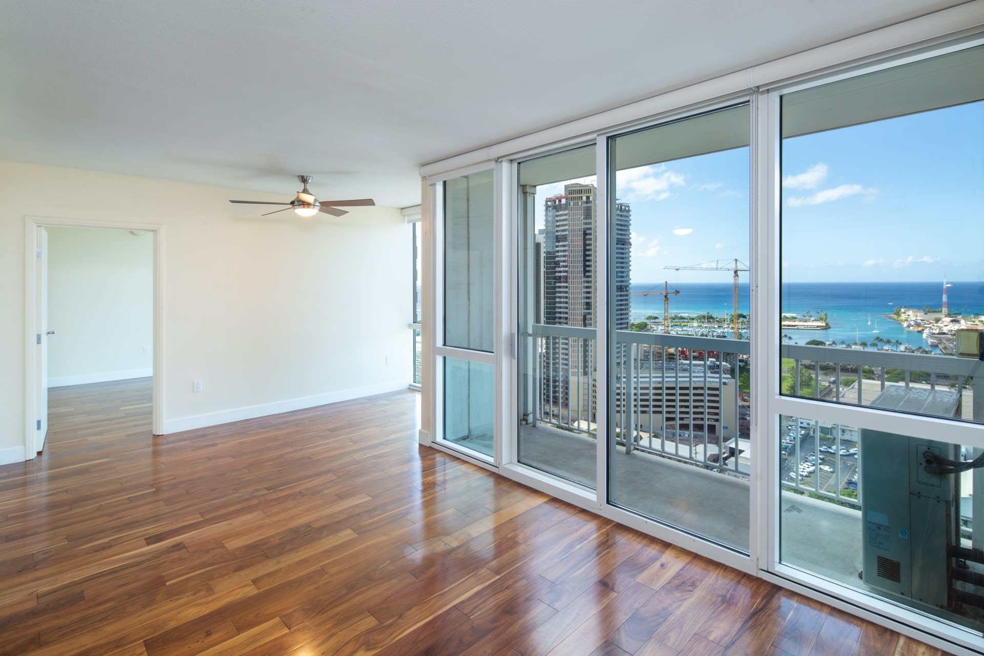 LIVING ROOM FROM 28TH FLOOR 2 BEDROOM UNIT