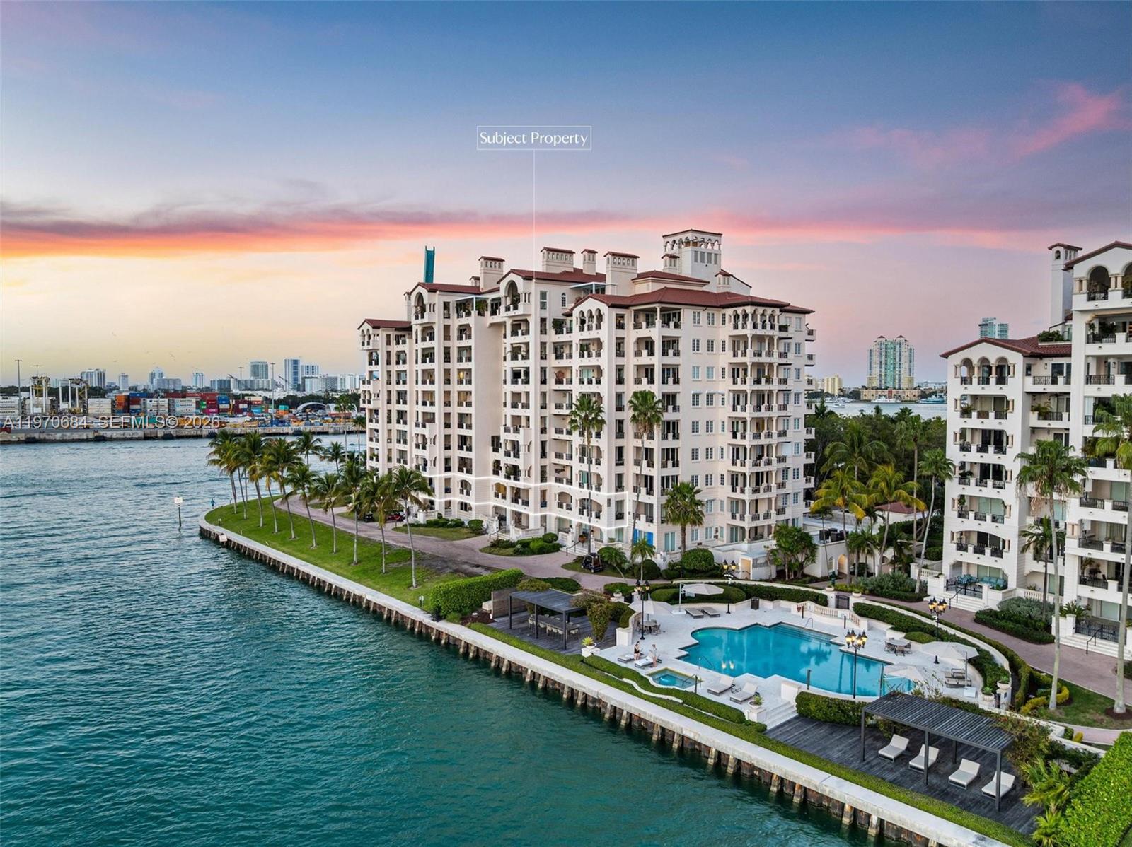 Fisher Island Luxury Real Estate and Marina View