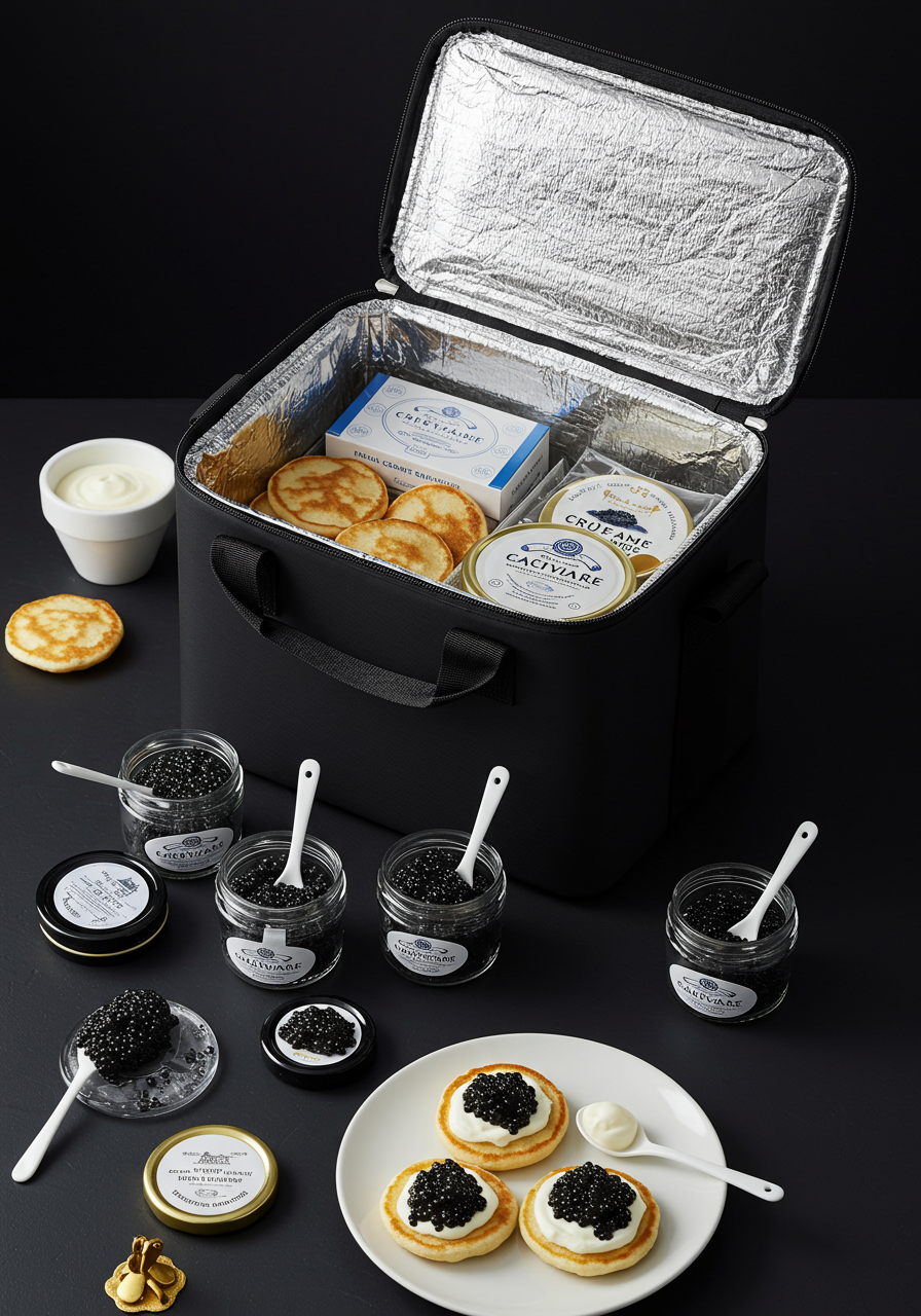 The Caviar Co.&rsquo;s cooler of decadence. 