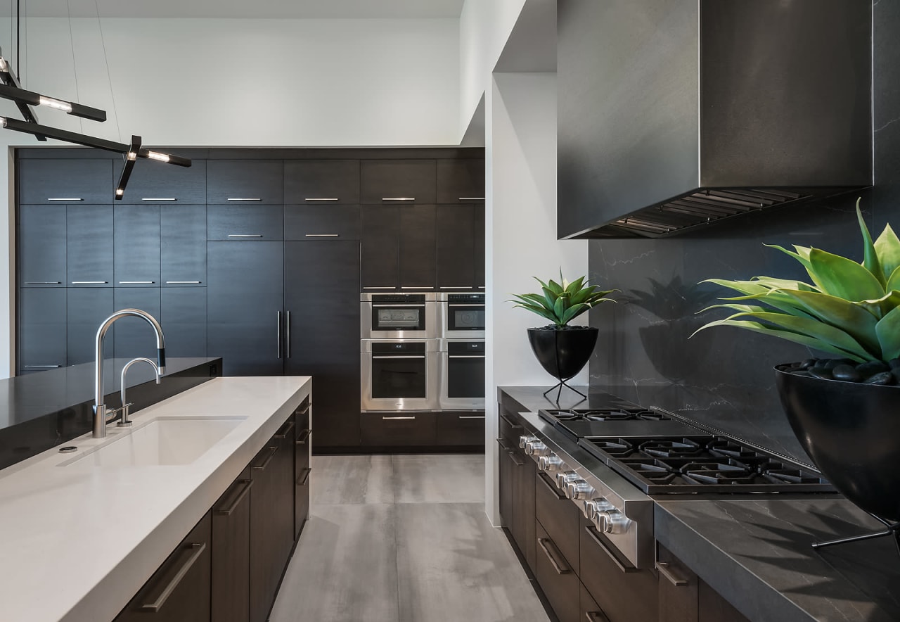 Modern kitchen with Sub Zero appliances