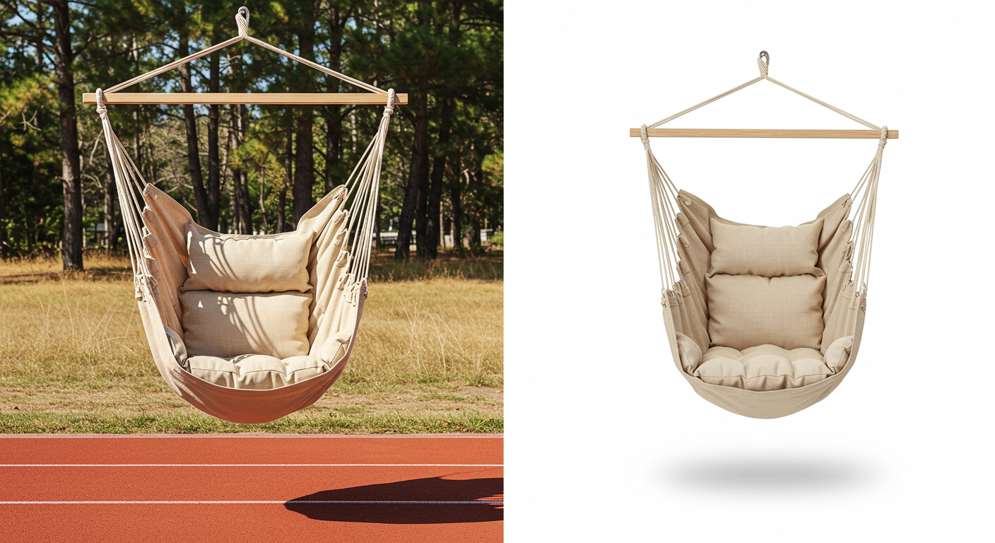 Add this comfy chair to your porch or backyard.
