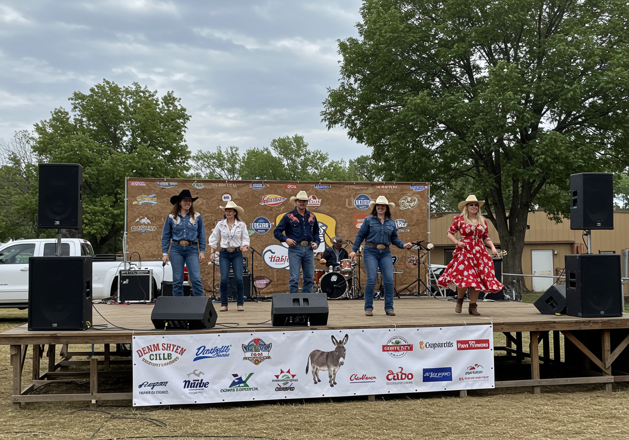 melodrama production at burro fest in mancos colorado