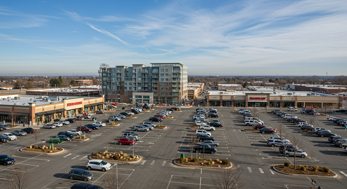 Mallard Pointe regional shopping center Cambridge Properties university city charlotte nc north carolina development student mainstreet street redevelopment Photo: Alexandria Sands/Axios