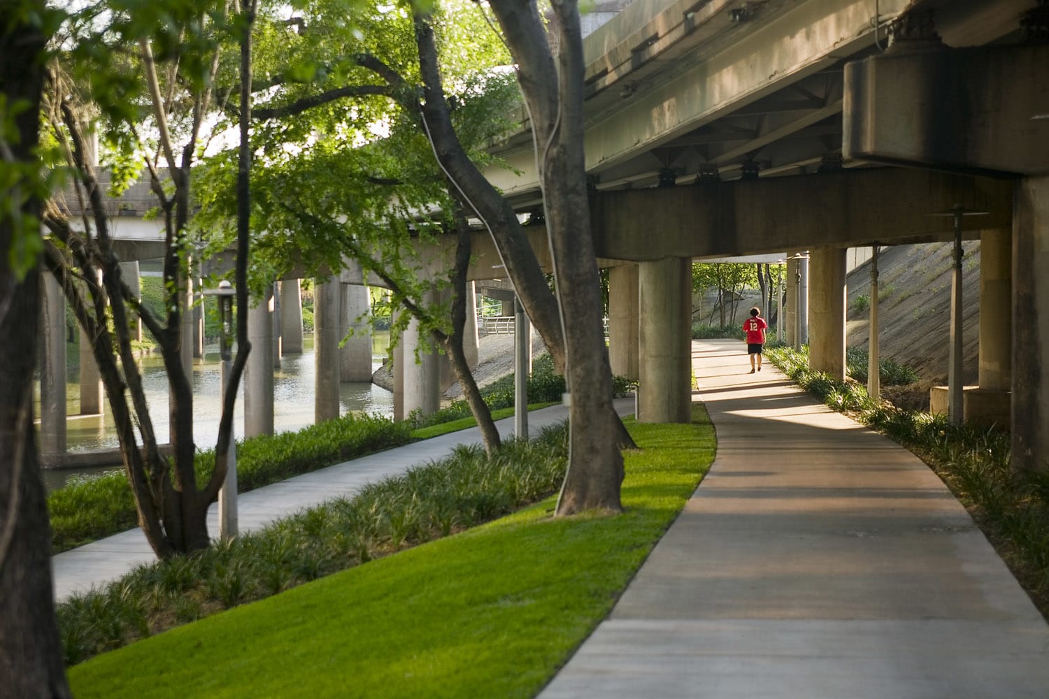 Buffalo Bayou near the River Oaks area of Houston