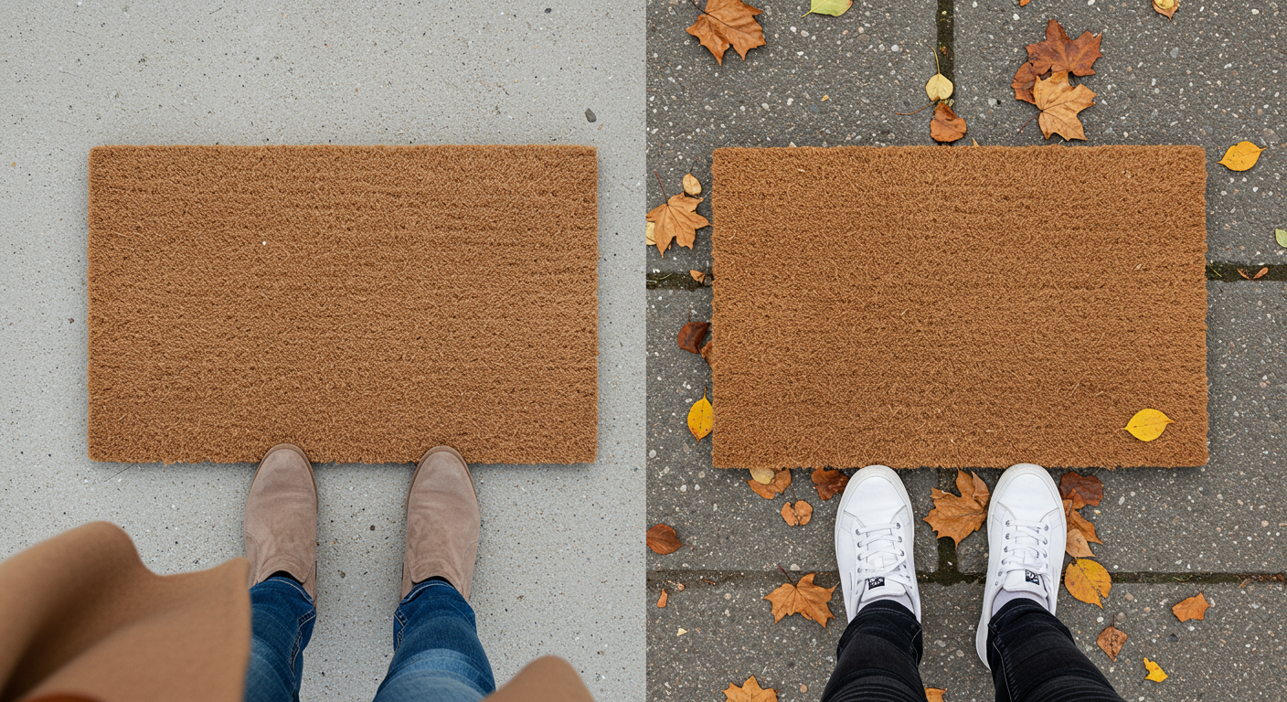 Show your guests what to expect with a sassy or sweet doormat.