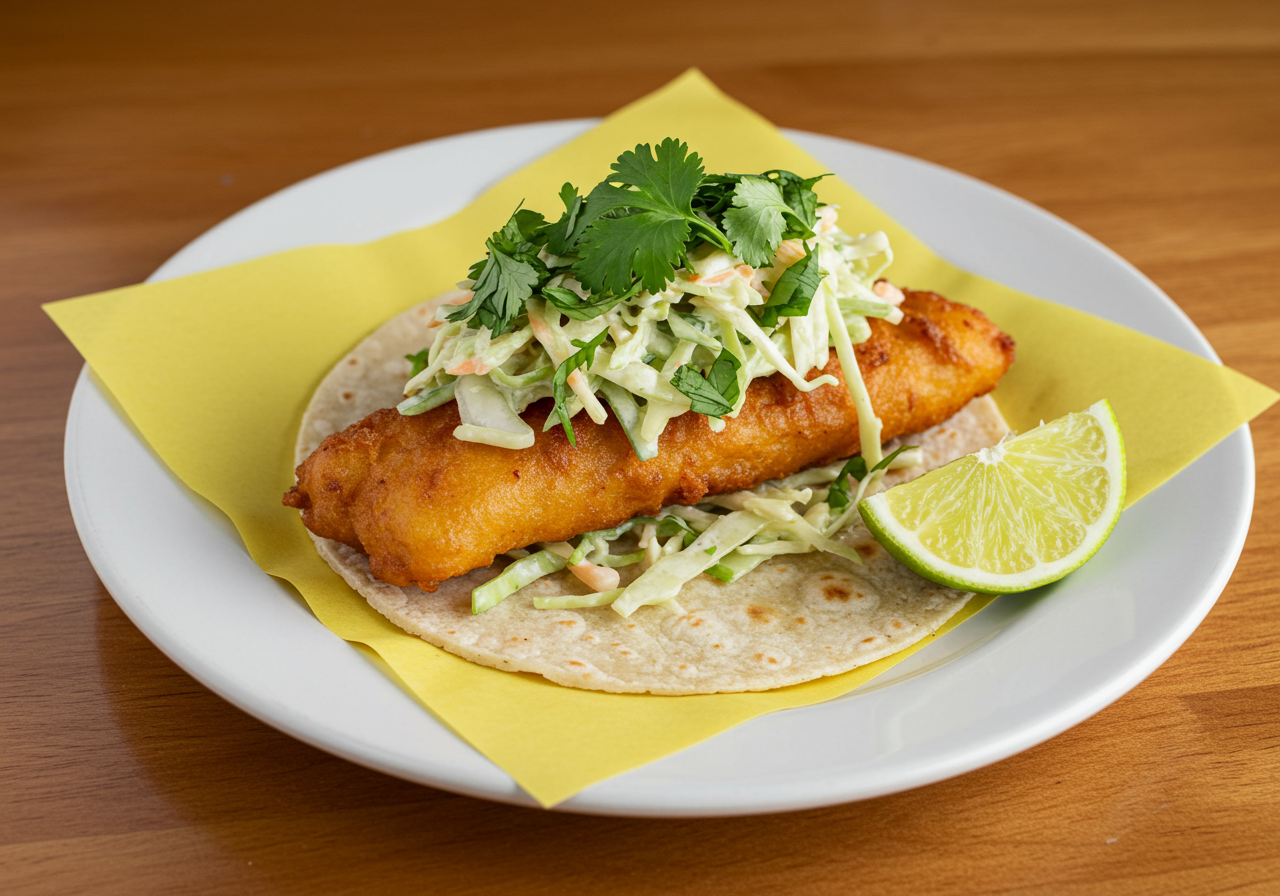A fish taco from San Francisco's Copas.