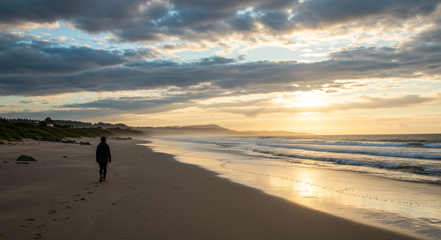 walks on the beach in hawaii kai