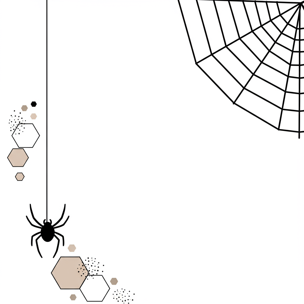 The Looking Glass Spider Web Stained Glass Window Cling