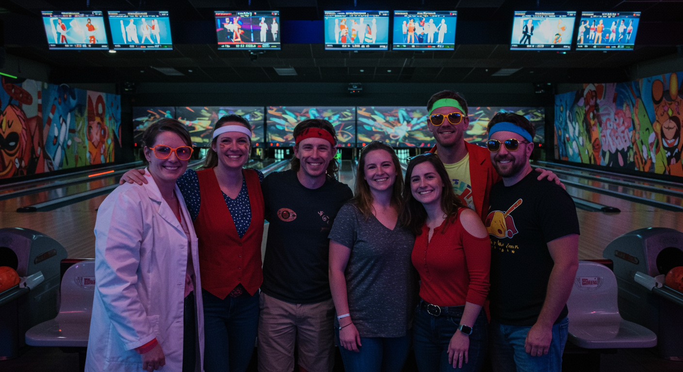Heather Winham and Prosper Real Estate Show up In Style for the Fundraising Bowling Tournament