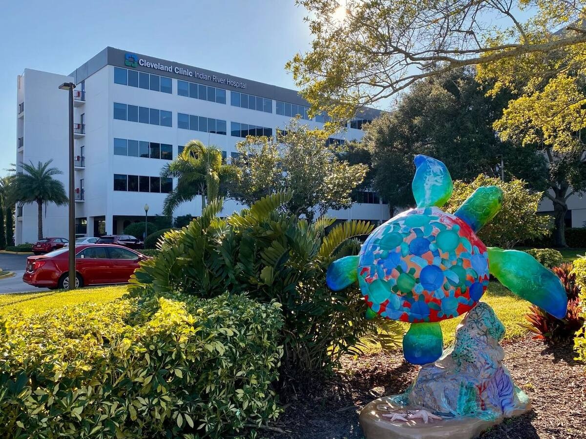 Cleveland Clinic Indian River Hospital exterior in Vero Beach, Florida — world-class healthcare anchor for barrier island residents