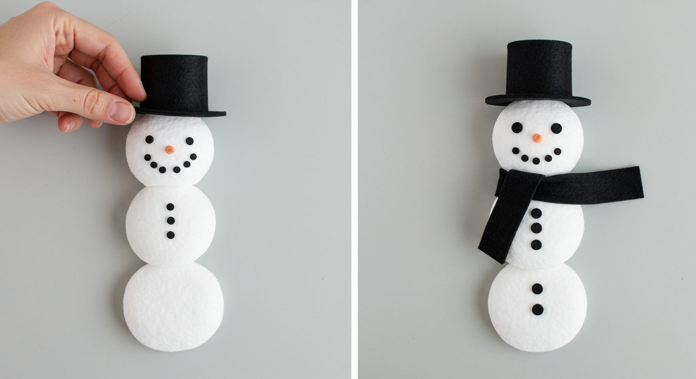 Creating pipe cleaner brim of hat