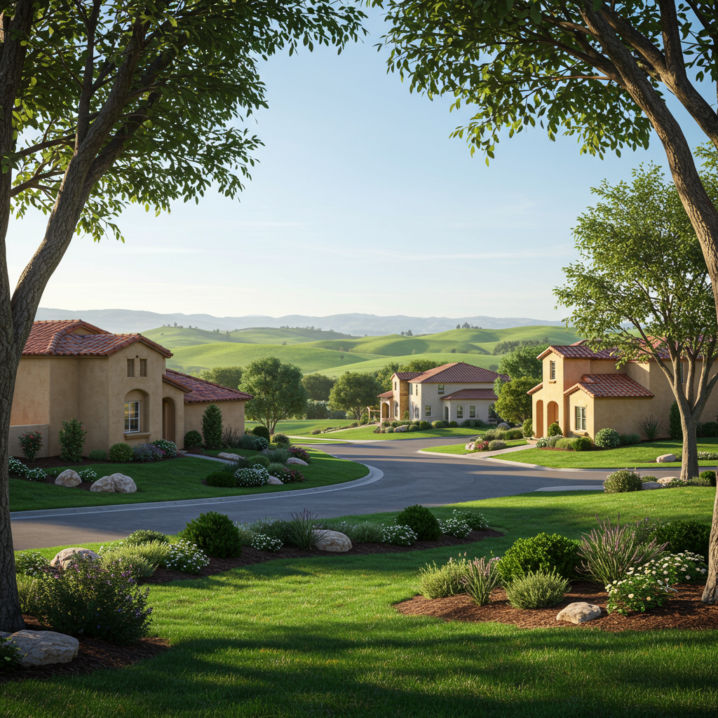 Suburban homes in Forster Ranch, San Clemente