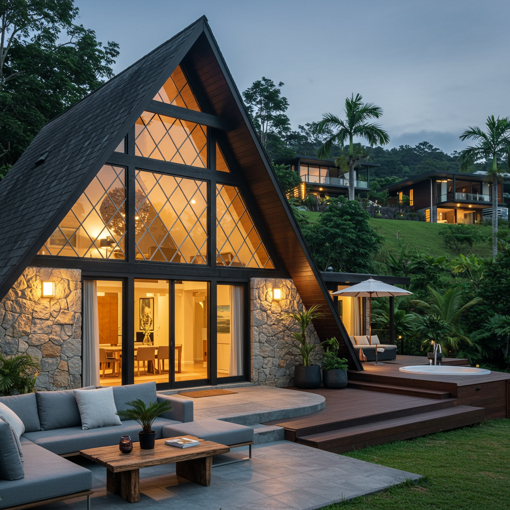 a frame hawaii house featured on cottages & gardens