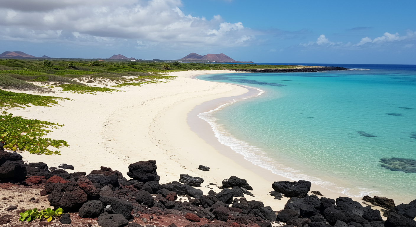 white sandy beach in hawaii