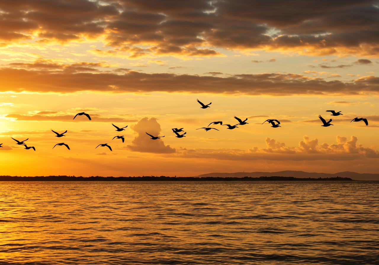 Surfers and sunset at Salt Creek Beach, Dana Point