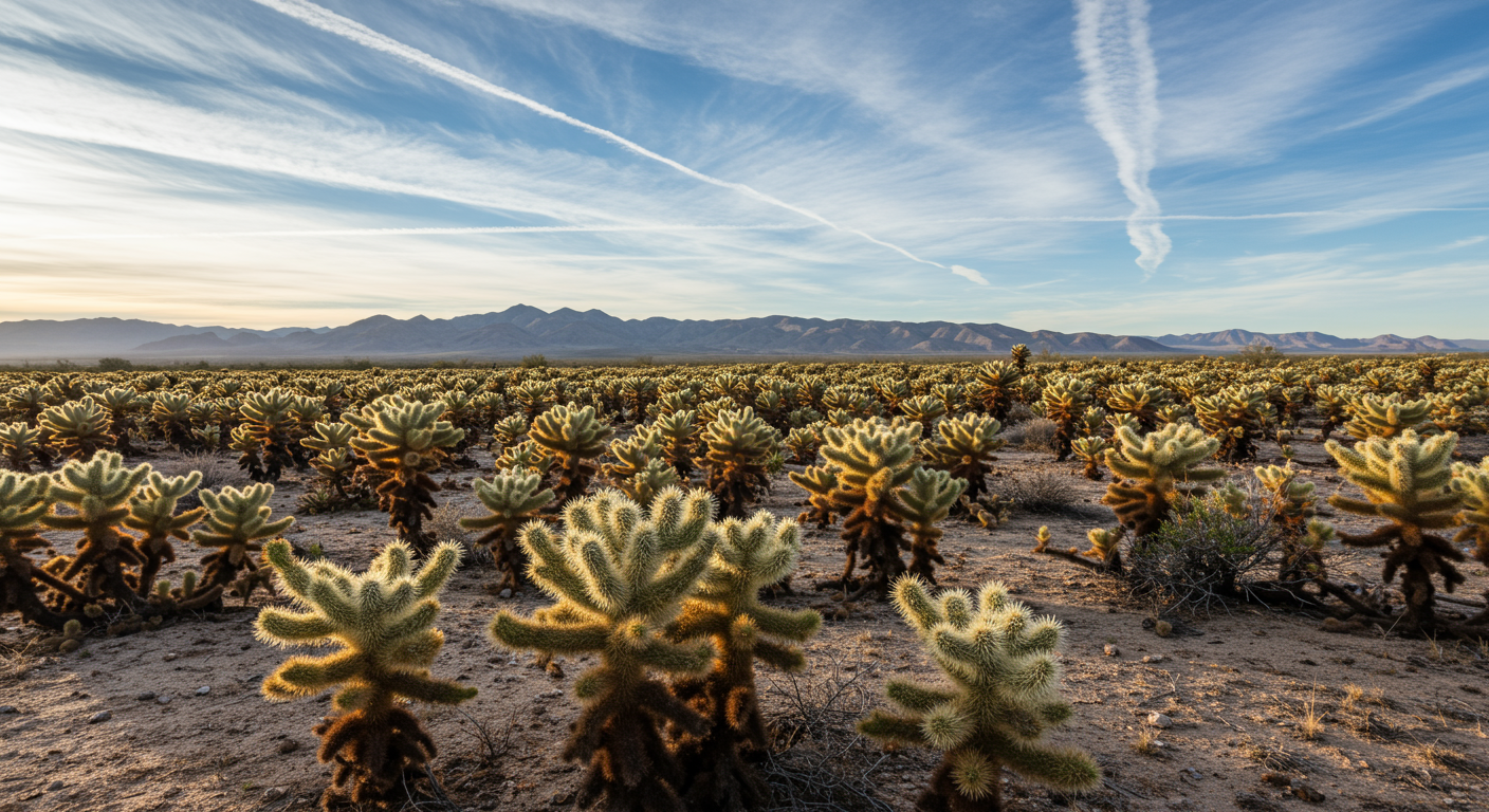 Cholla cacti in Joshua Tree National Park