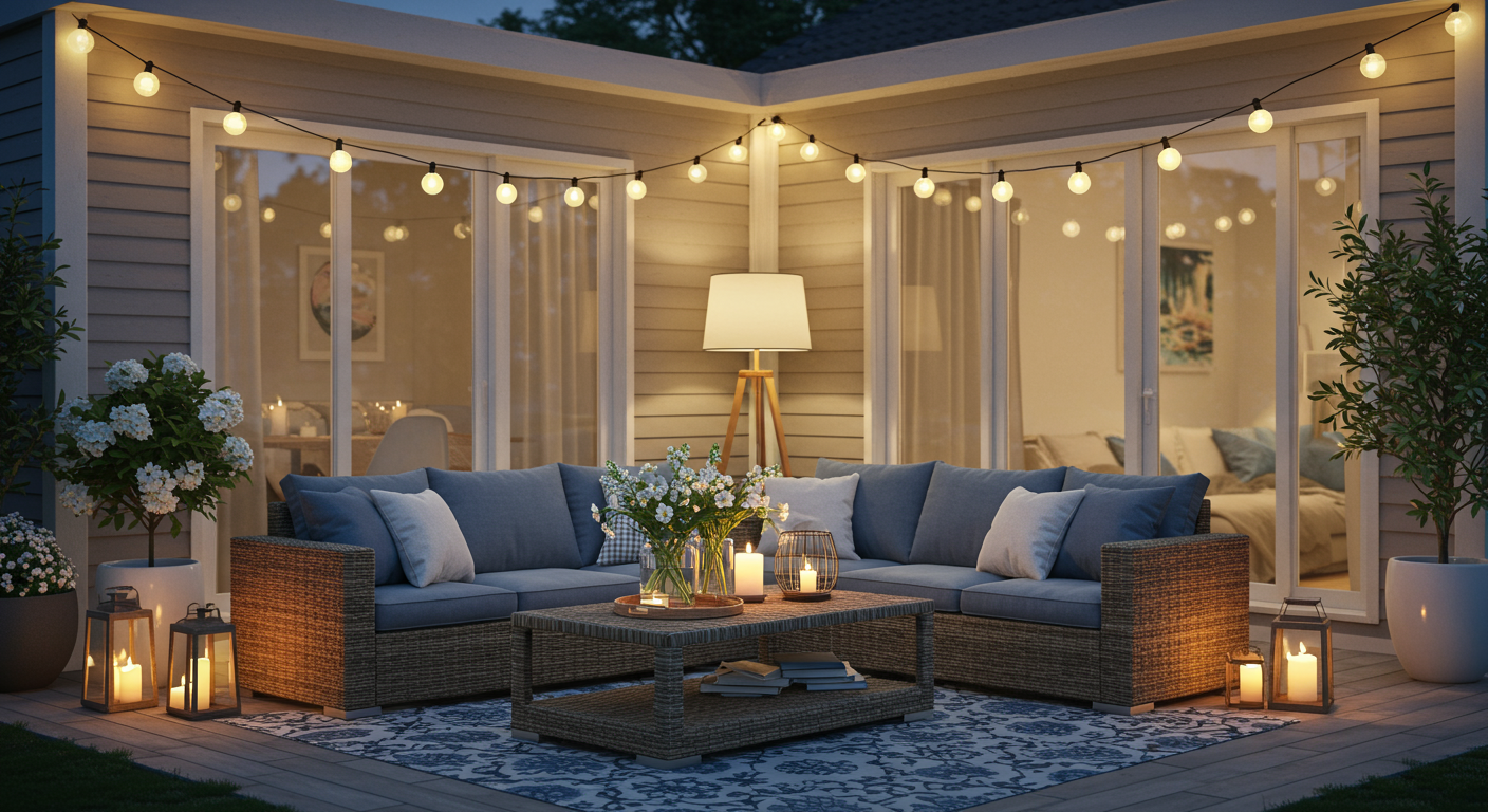 staging your patio when selling your Santa Ana, CA home