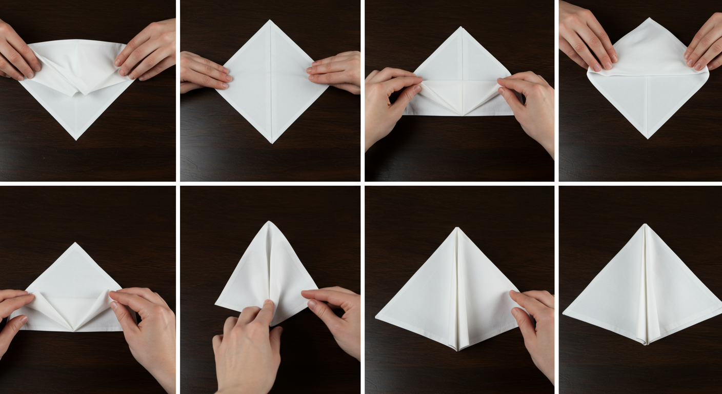 how to fold a napkin