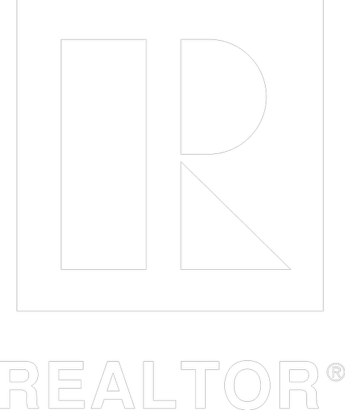 Realtor logo in white r in a box