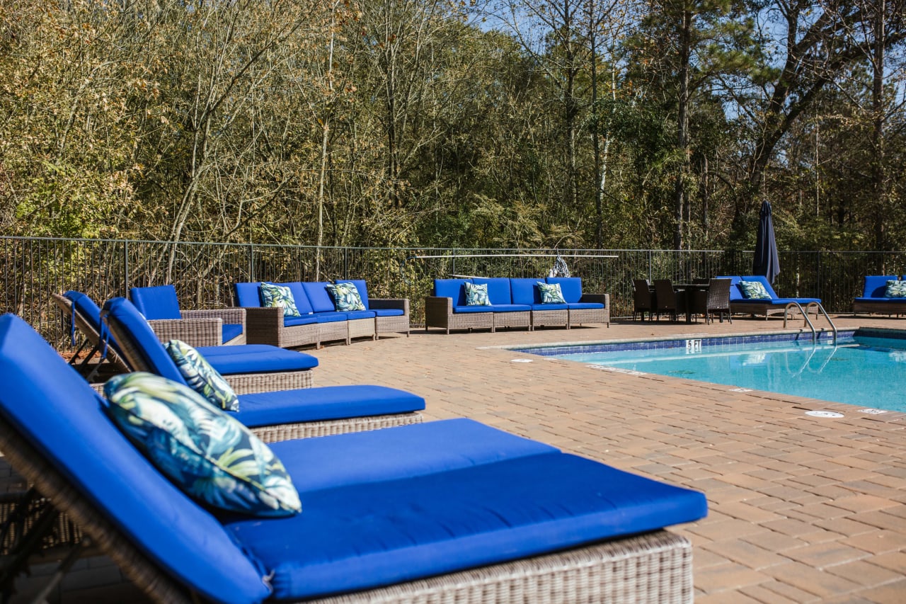 Glenview Swimming Pool with Reclining Chairs