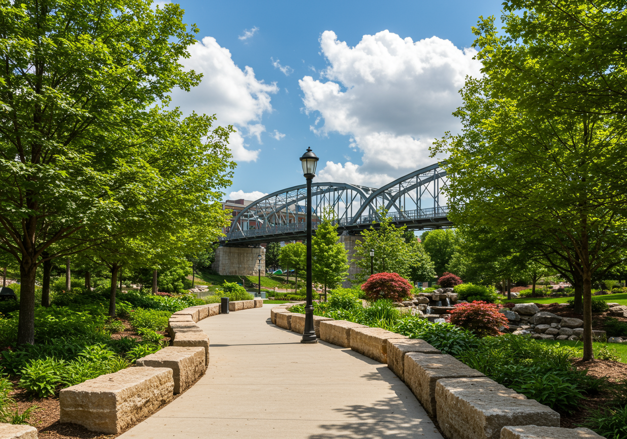 Travel across an elevated trail on the 606