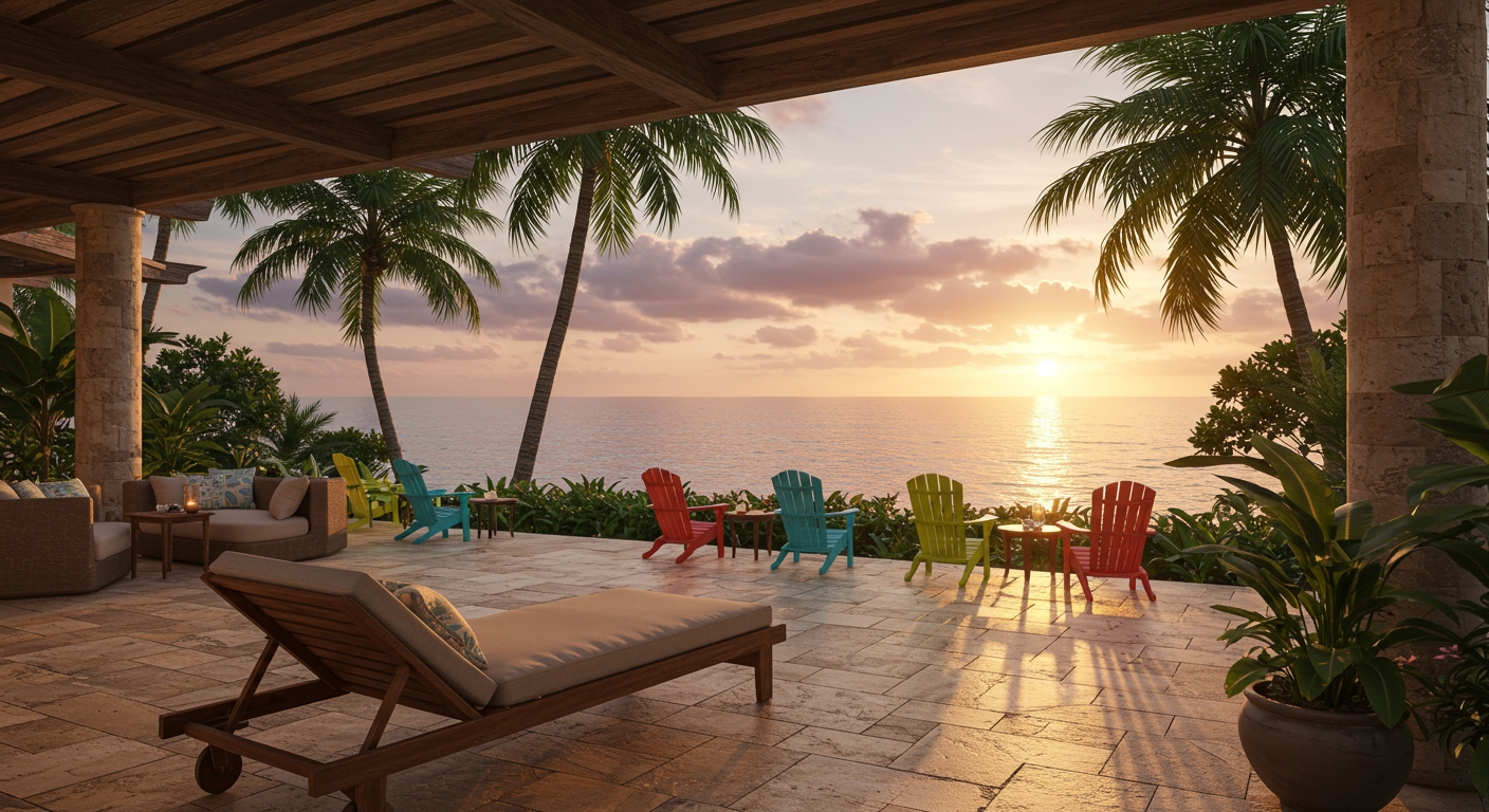 sunset ocean views