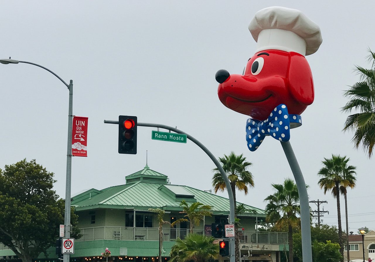 The last Doggie Diner head in San Francisco.