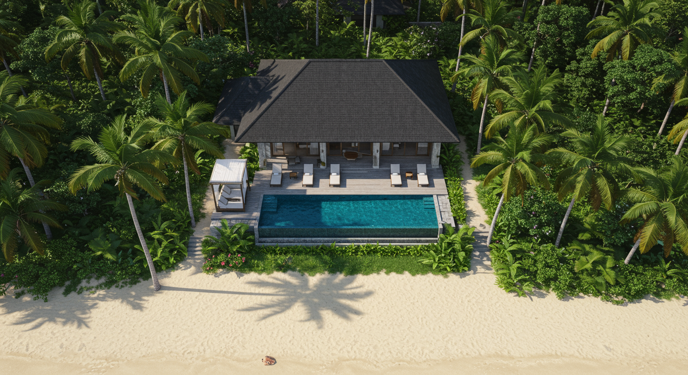 Cayo Levantado Resort surrounded by a lot of trees.