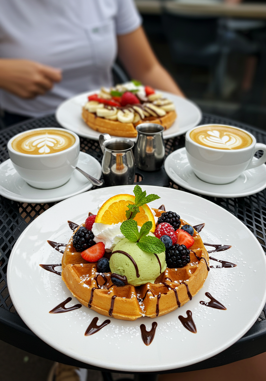 Photo of New Chocolate Pistachio Waffle