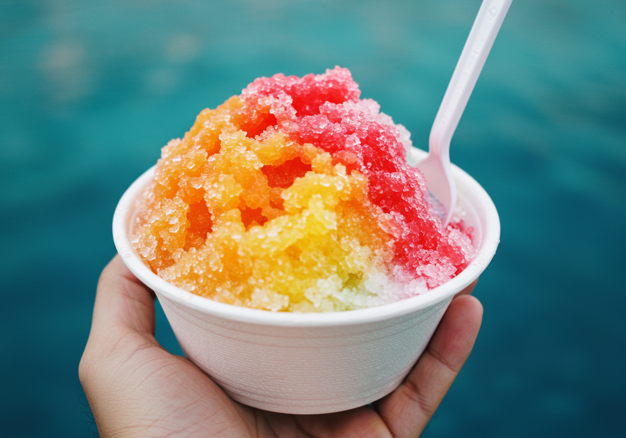 A laid-back, beachy spot serving Hawaiian classics like shave ice, spam musubi, and hurricane tots. Enjoy sweet and savory bites in a relaxed atmosphere that takes you straight to the islands.