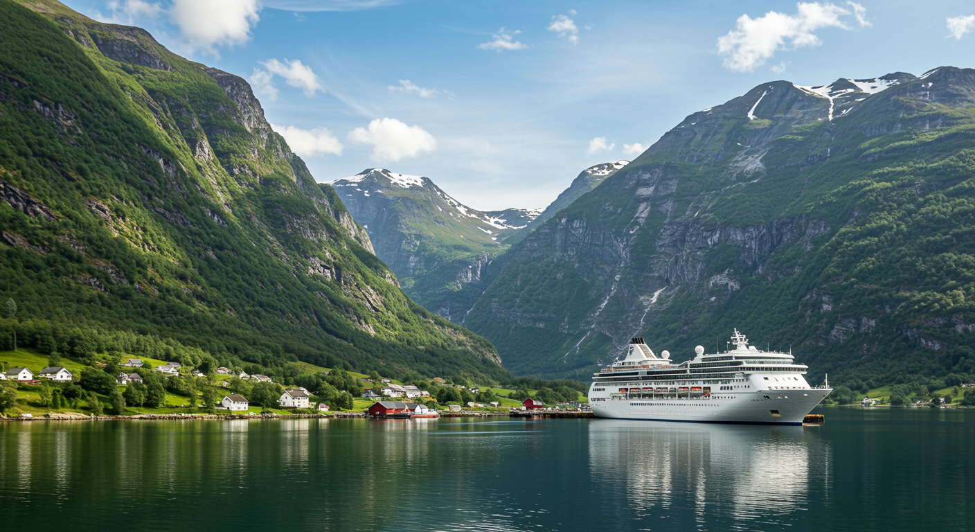 Viking Sun in Eidfjord